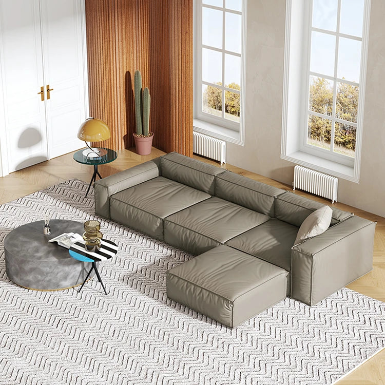 スタイリッシュなパイン・ダウン・合成皮革ソファー | モダンリビングの必需品 | 収納付き・快適な座り心地 fmfd-5056