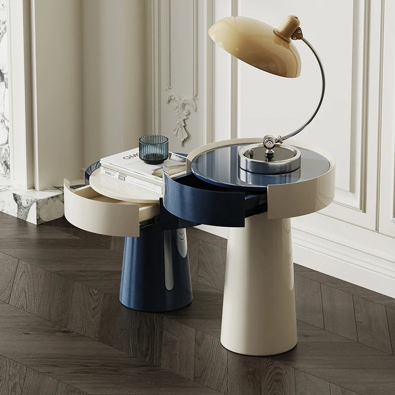 モダンデザインの多層板センターテーブル - リビングルームに最適なスタイリッシュな収納付きテーブル fmfd-5059