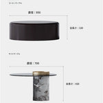 モダンデザイン センターテーブル 多層板と強化ガラス使用 おしゃれで機能的なリビング必須アイテム fmfd-5061