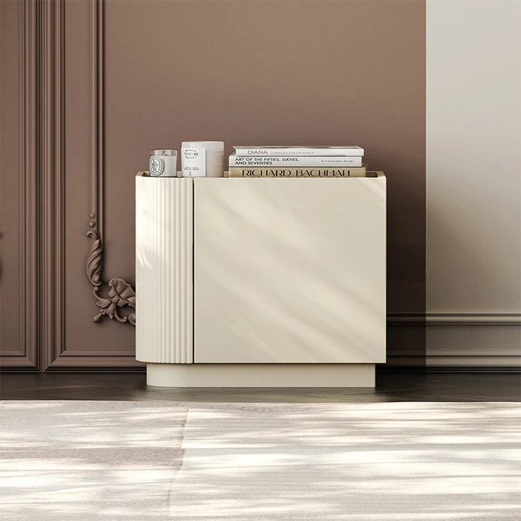 モダンデザイン ナイトテーブル 多層板製 おしゃれ収納家具 シンプルインテリア fmfd-5062