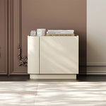 モダンデザイン ナイトテーブル 多層板製 おしゃれ収納家具 シンプルインテリア fmfd-5062