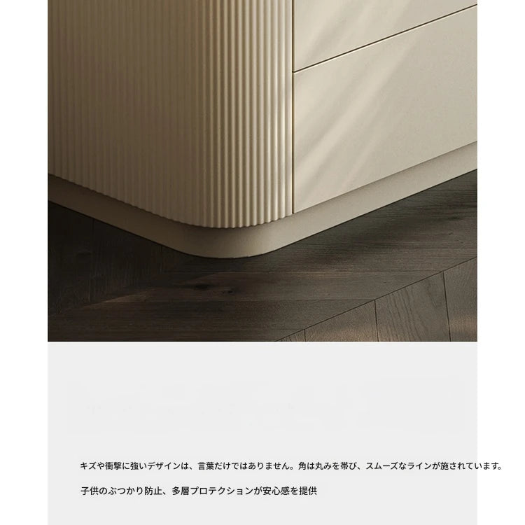 モダンデザイン ナイトテーブル 多層板製 おしゃれ収納家具 シンプルインテリア fmfd-5062