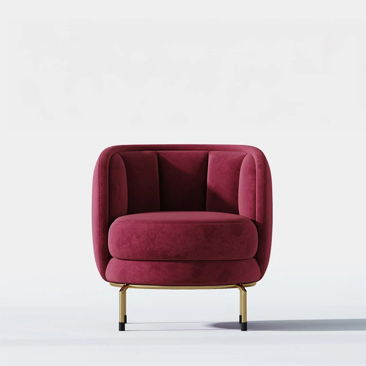 魅力的な無垢材チェア - クラシック&モダンデザイン、リビングルームに最適なアクセント ピンク色 fmfd-5065