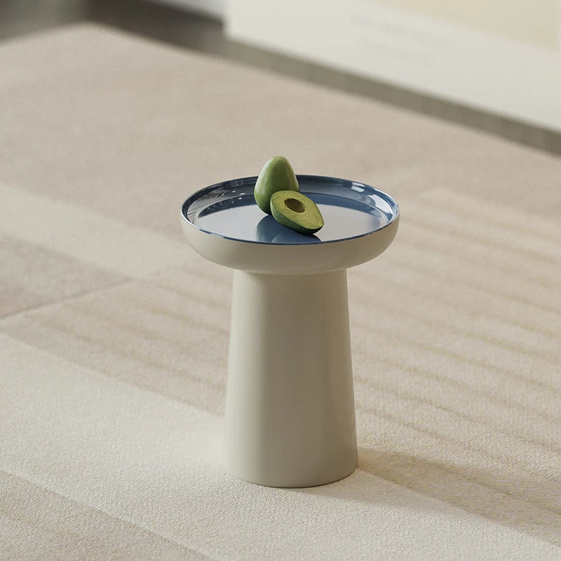 モダンセンターテーブル|多層板製 スタイリッシュなデザイン|ヴィンテージレッド&ブラック fmfd-5067