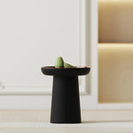 モダンセンターテーブル|多層板製 スタイリッシュなデザイン|ヴィンテージレッド&ブラック fmfd-5067