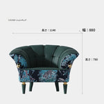 エレガントなパイン製PUレザーアームチェア - 豪華なデザインでお部屋を彩る! fmfd-5068