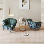 エレガントなパイン製PUレザーアームチェア - 豪華なデザインでお部屋を彩る! fmfd-5068