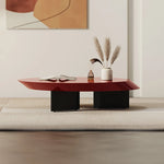 ラグジュアリーなセンターテーブル | 多層板製の丸型デザイン | おしゃれなリビングルームインテリアに最適 fmfd-5069