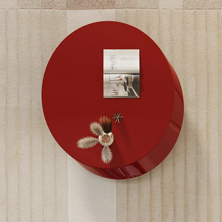 ラグジュアリーなセンターテーブル | 多層板製の丸型デザイン | おしゃれなリビングルームインテリアに最適 fmfd-5069