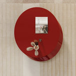 ラグジュアリーなセンターテーブル | 多層板製の丸型デザイン | おしゃれなリビングルームインテリアに最適 fmfd-5069