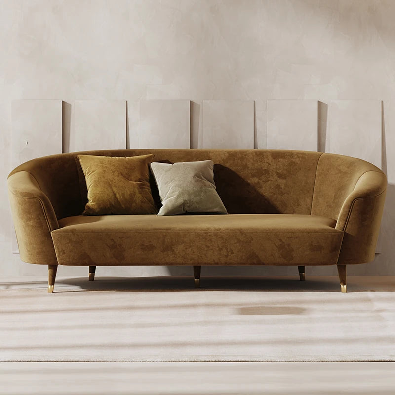 ソファー パイン材使用 おしゃれなカーブデザイン くつろぎのためのリビングルーム必須アイテム fmfd-5070