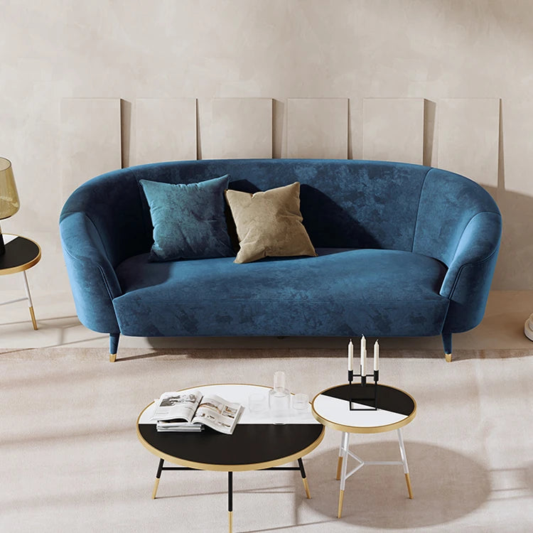 ソファー パイン材使用 おしゃれなカーブデザイン くつろぎのためのリビングルーム必須アイテム fmfd-5070