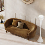 ソファー パイン材使用 おしゃれなカーブデザイン くつろぎのためのリビングルーム必須アイテム fmfd-5070