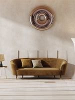 ソファー パイン材使用 おしゃれなカーブデザイン くつろぎのためのリビングルーム必須アイテム fmfd-5070