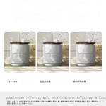 モダンデザインの多層板製ナイトテーブル - おしゃれな収納付きサイドテーブル fmfd-5071