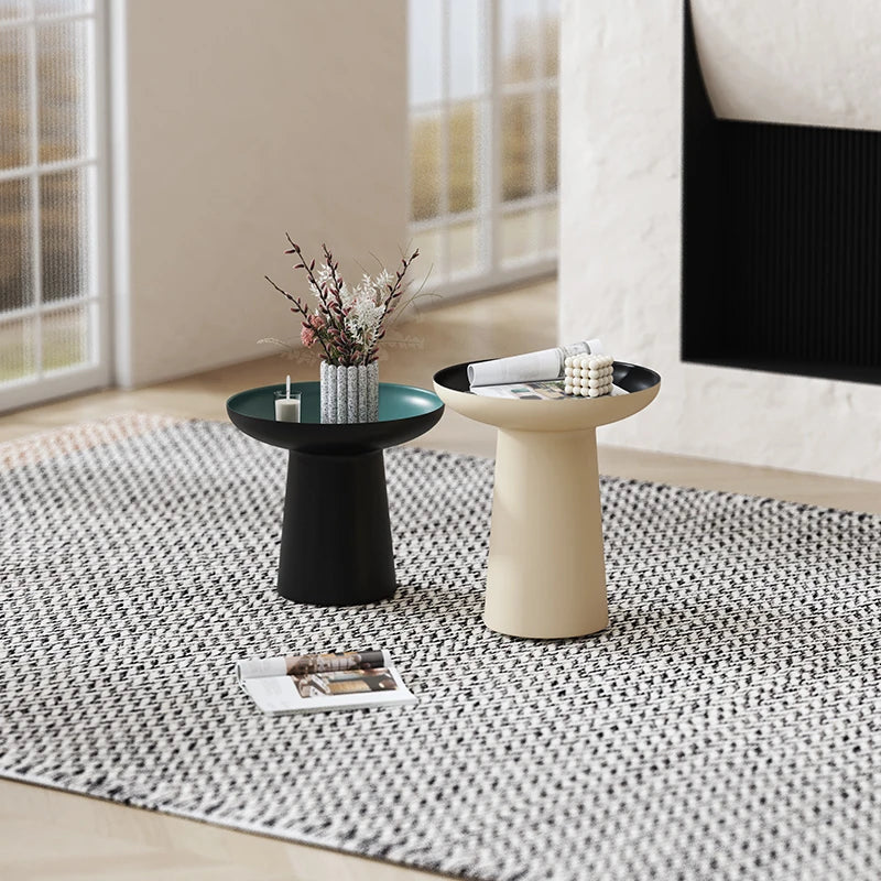 モダンセンターテーブル - 多層板製、スタイリッシュなデザインで空間を彩るサイドテーブル2点セット fmfd-5073