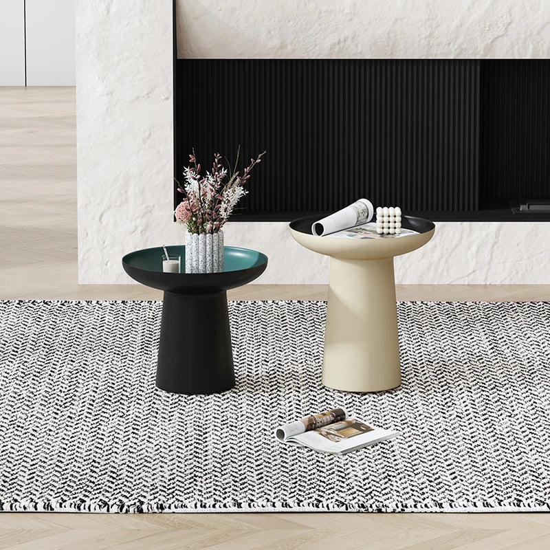 モダンセンターテーブル - 多層板製、スタイリッシュなデザインで空間を彩るサイドテーブル2点セット fmfd-5073