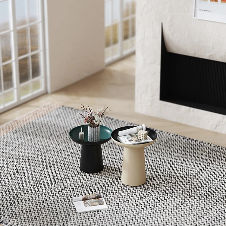 モダンセンターテーブル - 多層板製、スタイリッシュなデザインで空間を彩るサイドテーブル2点セット fmfd-5073