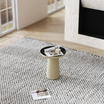 モダンセンターテーブル - 多層板製、スタイリッシュなデザインで空間を彩るサイドテーブル2点セット fmfd-5073