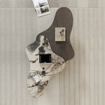 モダンデザインの大理石センターテーブル - スタイリッシュなリビングルーム用家具 fmfd-5075