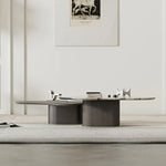 モダンデザインの大理石センターテーブル - スタイリッシュなリビングルーム用家具 fmfd-5075