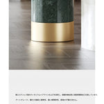 モダン大理石センターテーブル|ステンレスベース付き|リビングルームデザインに最適|ディスプレイや収納に便利 fmfd-5076