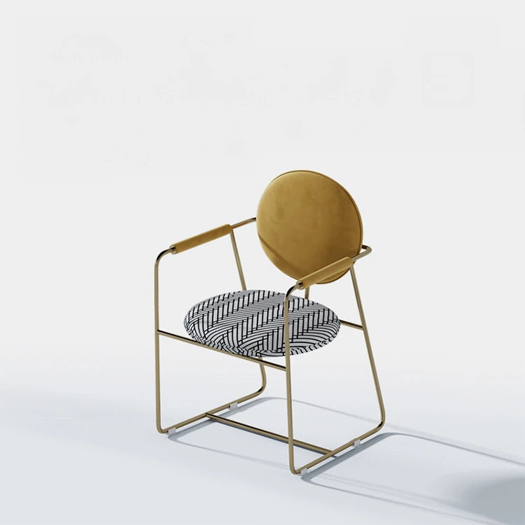 モダンデザインのイエローサイドチェア | おしゃれなダイニングに最適 | 幅広いインテリアにマッチ fmfd-5078-ch