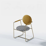 モダンデザインのイエローサイドチェア | おしゃれなダイニングに最適 | 幅広いインテリアにマッチ fmfd-5078-ch