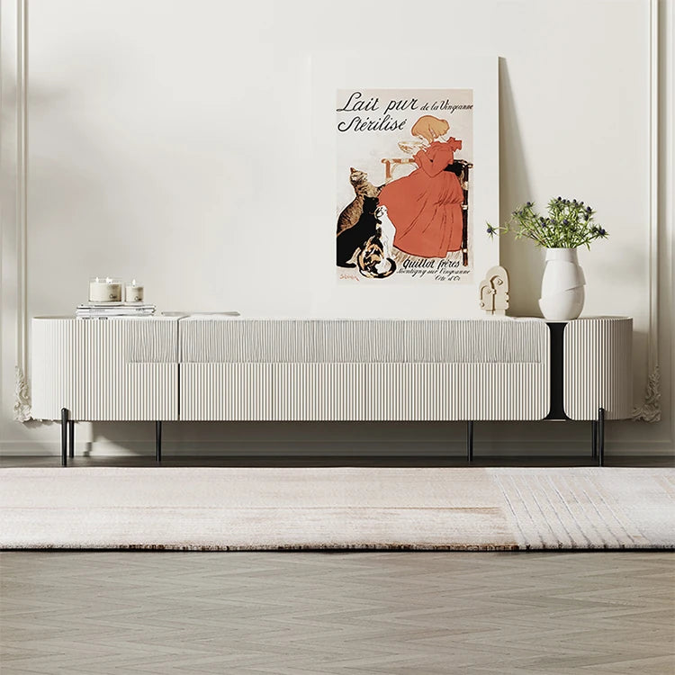 モダンデザインの多層板テレビ台 - スタイリッシュなリビングの必需品 fmfd-5079