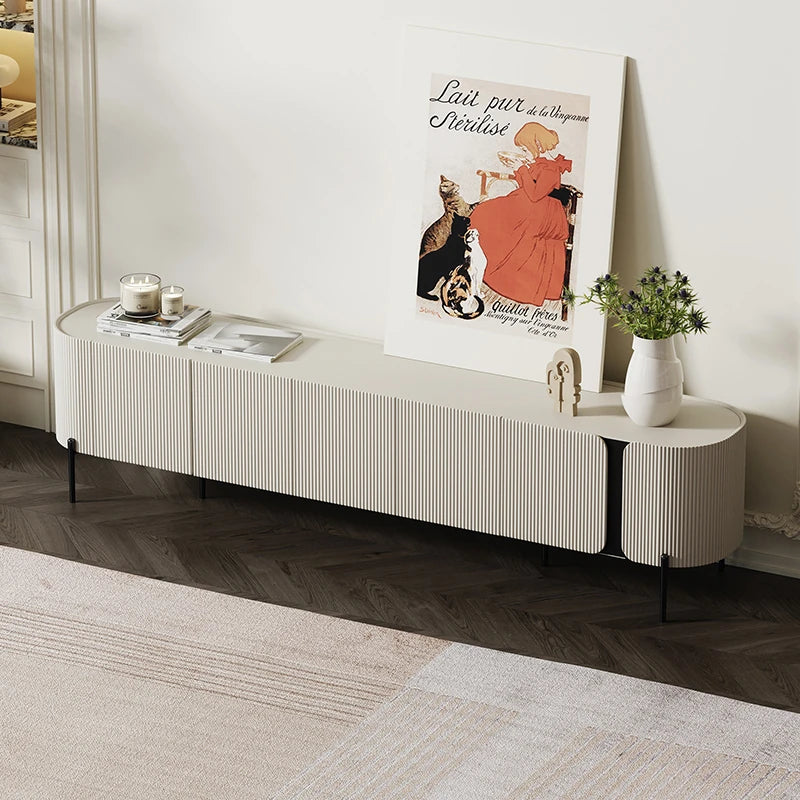 モダンデザインの多層板テレビ台 - スタイリッシュなリビングの必需品 fmfd-5079