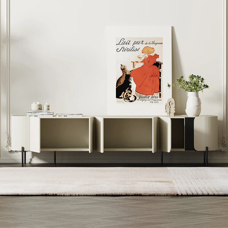 モダンデザインの多層板テレビ台 - スタイリッシュなリビングの必需品 fmfd-5079