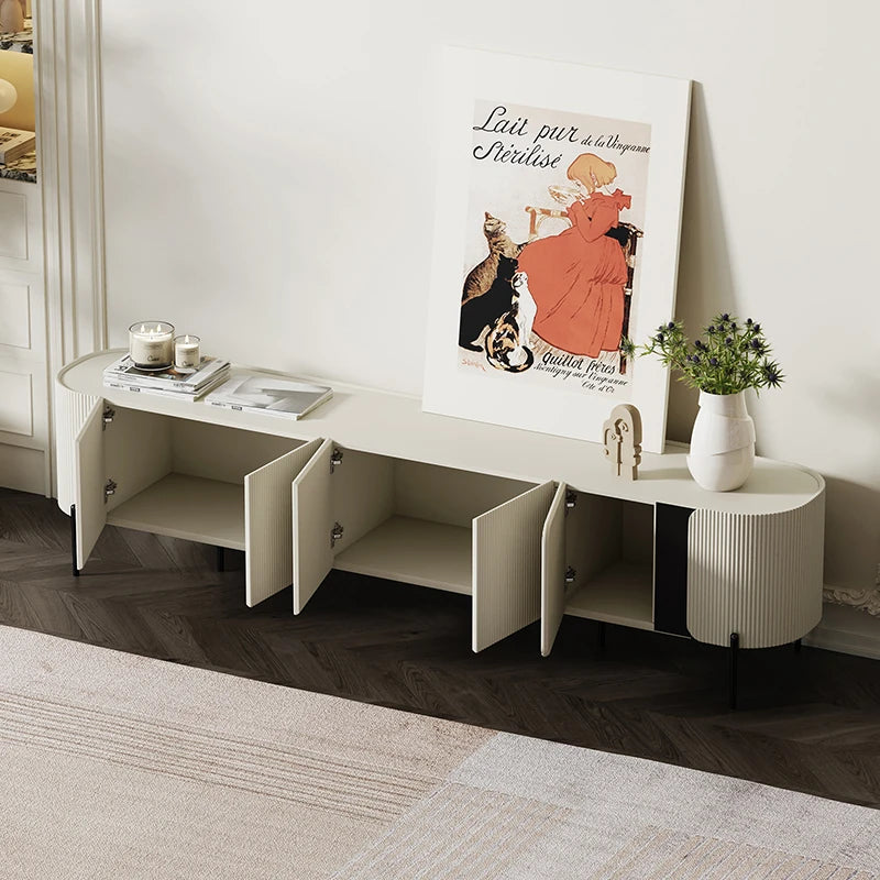 モダンデザインの多層板テレビ台 - スタイリッシュなリビングの必需品 fmfd-5079