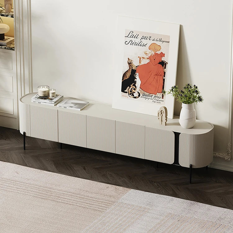 モダンデザインの多層板テレビ台 - スタイリッシュなリビングの必需品 fmfd-5079