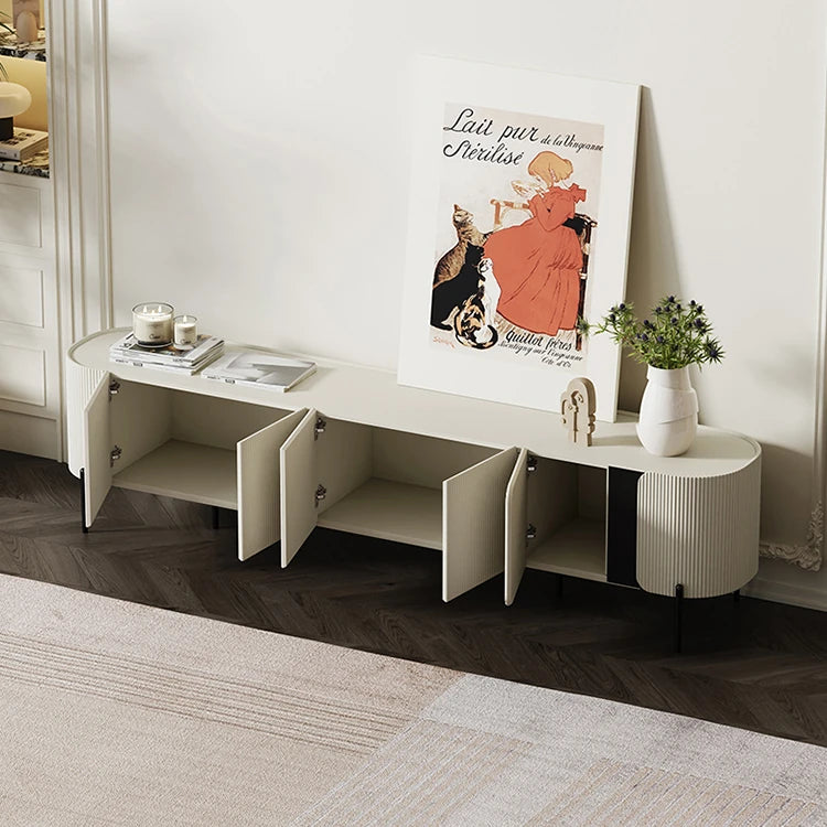 モダンデザインの多層板テレビ台 - スタイリッシュなリビングの必需品 fmfd-5079