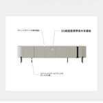 モダンデザインの多層板テレビ台 - スタイリッシュなリビングの必需品 fmfd-5079