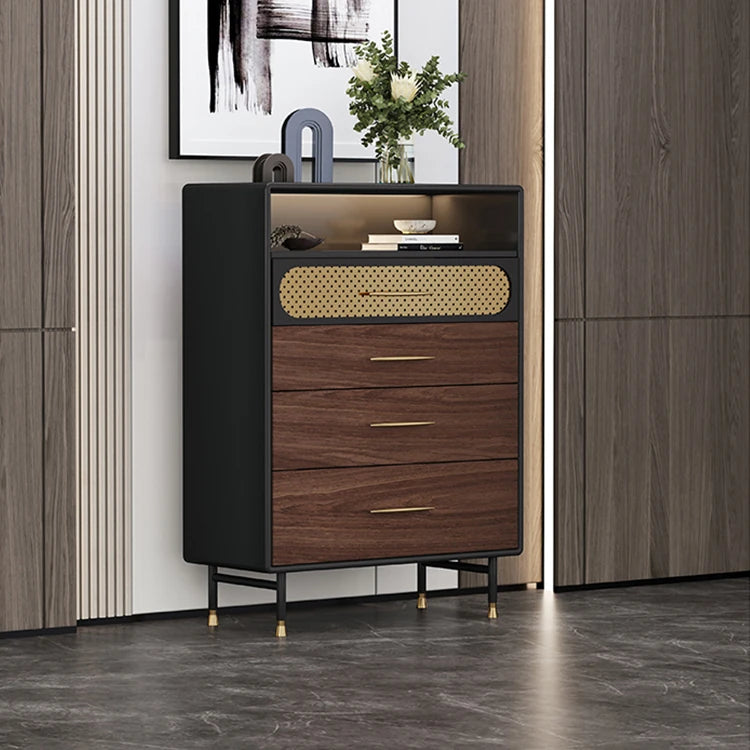 ステンレス&銅配合スタイリッシュキャビネット:高級感あふれる収納家具 fmsjj-4199