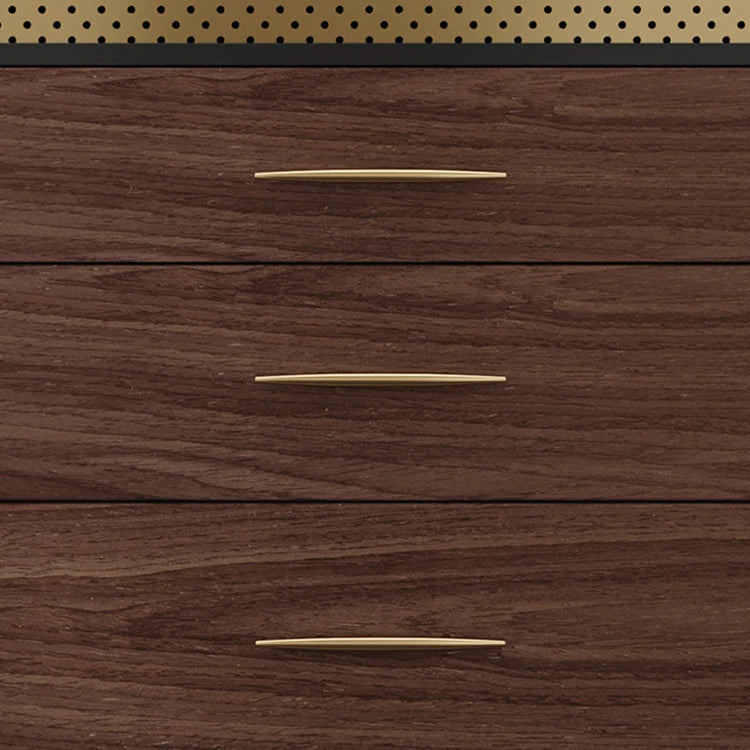 ステンレス&銅配合スタイリッシュキャビネット:高級感あふれる収納家具 fmsjj-4199