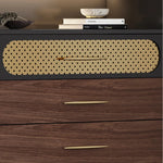 ステンレス&銅配合スタイリッシュキャビネット:高級感あふれる収納家具 fmsjj-4199