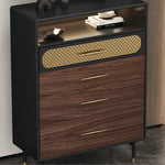 ステンレス&銅配合スタイリッシュキャビネット:高級感あふれる収納家具 fmsjj-4199