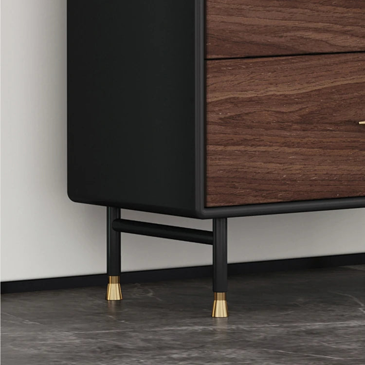 ステンレス&銅配合スタイリッシュキャビネット:高級感あふれる収納家具 fmsjj-4199