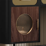 豪華な多層メイクアップテーブル ステンレスガラス仕上げ - あなたのビューティースペースにぴったりなエレガントなデザイン fmsjj-4202