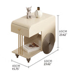 モダンデザインのチェリー材&銅製センターテーブル - 洗練されたリビング空間にピッタリ fmsjj-4212