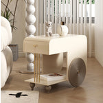 モダンデザインのチェリー材&銅製センターテーブル - 洗練されたリビング空間にピッタリ fmsjj-4212