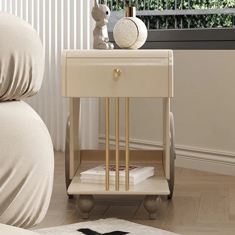 モダンデザインのチェリー材&銅製センターテーブル - 洗練されたリビング空間にピッタリ fmsjj-4212