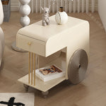 モダンデザインのチェリー材&銅製センターテーブル - 洗練されたリビング空間にピッタリ fmsjj-4212