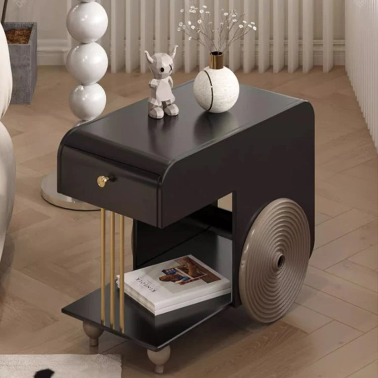 モダンデザインのチェリー材&銅製センターテーブル - 洗練されたリビング空間にピッタリ fmsjj-4212