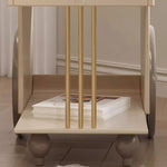 モダンデザインのチェリー材&銅製センターテーブル - 洗練されたリビング空間にピッタリ fmsjj-4212