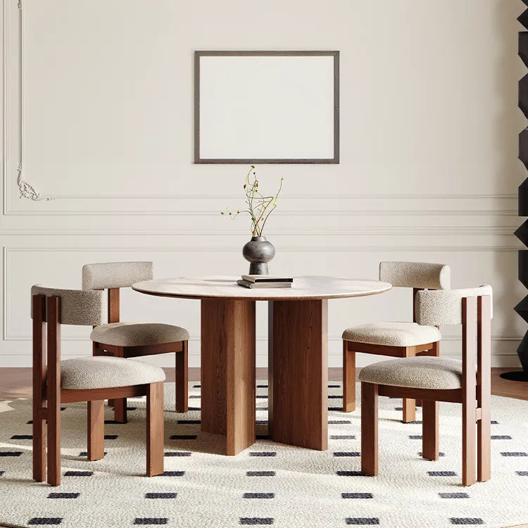 スタイリッシュなデザイン!アッシュ材と合皮のモダンチェア fmus-4079