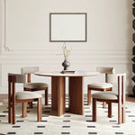 スタイリッシュなデザイン!アッシュ材と合皮のモダンチェア fmus-4079