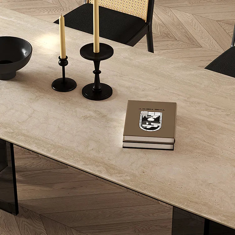 高級感あふれるセラミック×ガラスモダンテーブル|スタイリッシュなダイニングに最適 fmus-4082